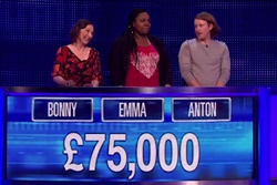 Anton, Emma, Bonny won 75,000 in final chase
