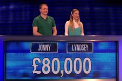 Lyndsey, Jonny won 80,000 in final chase