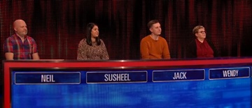 Wendy, Jack, Susheel, Neil gave 29 correct answers in their cash builders