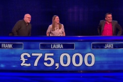 Jake, Laura, Frank won 75,000 in final chase