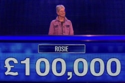 Rosie played for 100,000 in final chase