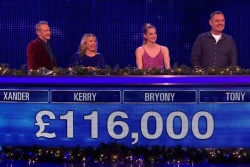 Tony Maudsley, Bryony Page, Kerry Godliman, Xander Armstrong won 116,000 in final chase